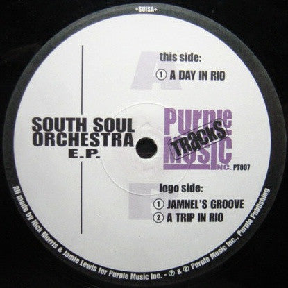South Soul Orchestra - A Day In Rio EP (12", EP)