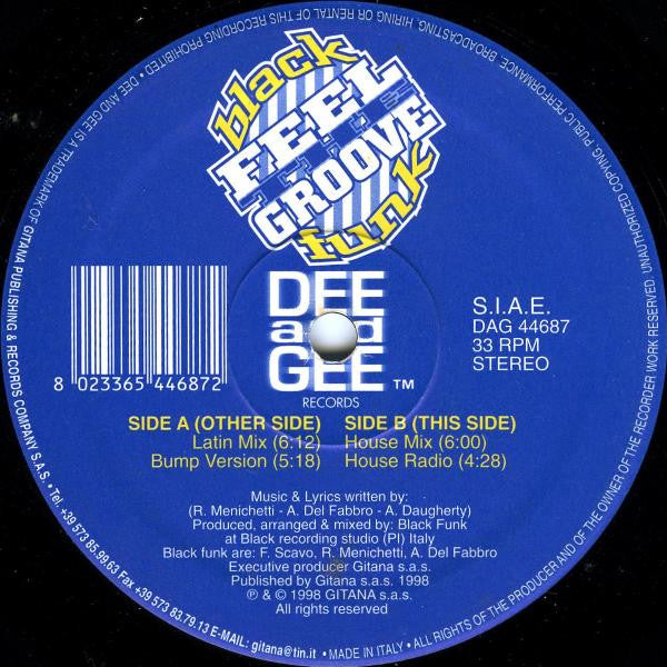 Black Funk : Feel The Groove (12")