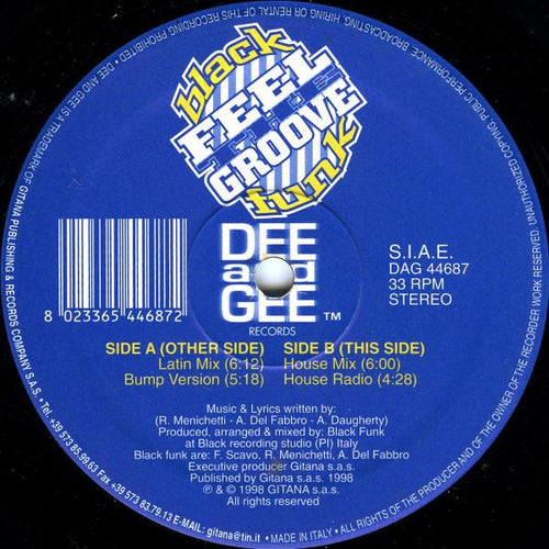 Black Funk : Feel The Groove (12")