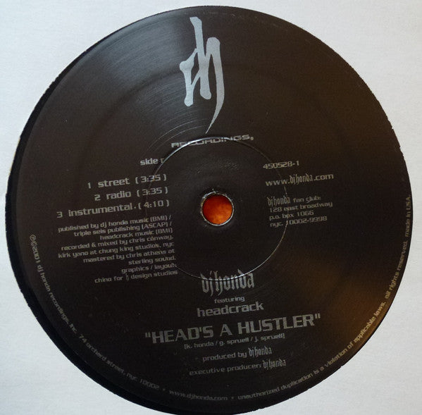 DJ Honda - Real To Me / Head's A Hustler (12")