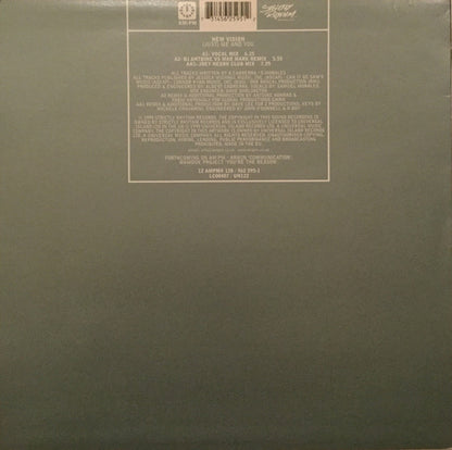 New Vision : (Just) Me And You (12")