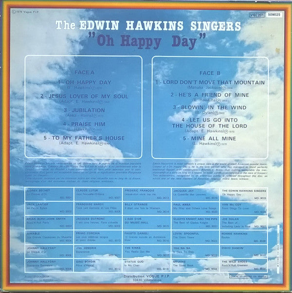 The Edwin Hawkins Singers* - Oh Happy Day (LP, Comp)
