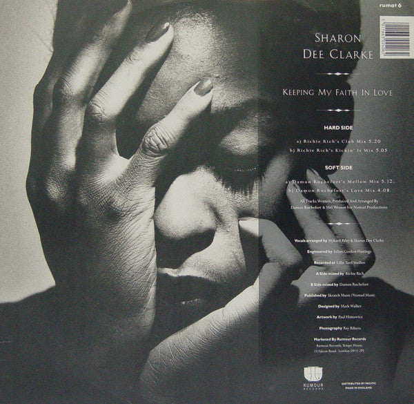 Sharon Dee Clarke : Keeping My Faith In Love (12")