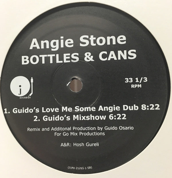 Angie Stone - Bottles & Cans (Guido Osorio Remixes) (12", Promo)