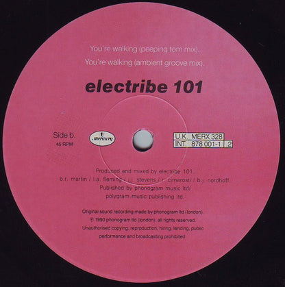 Electribe 101 - You're Walking (12", Single)