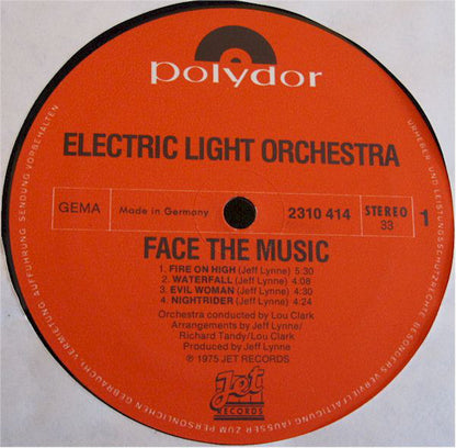 Electric Light Orchestra - Face The Music (LP, Album)