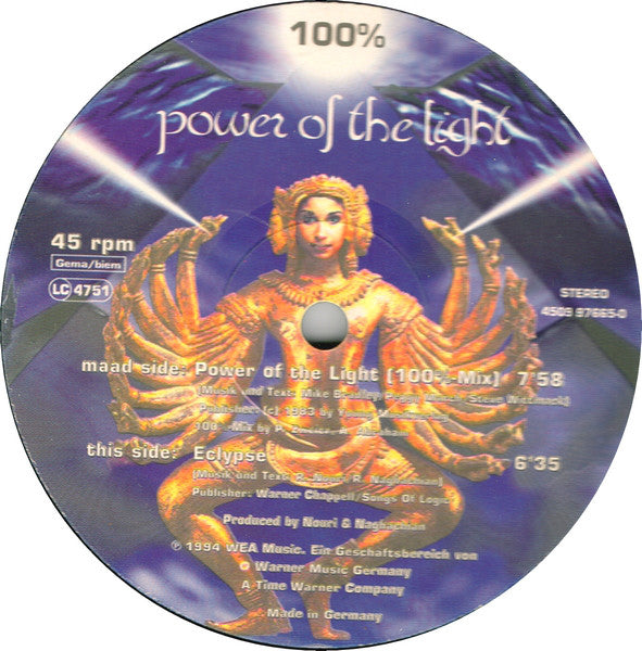 100% - Power Of The Light (12")