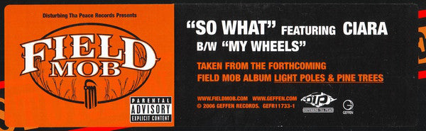 Field Mob - So What / My Wheels (12")
