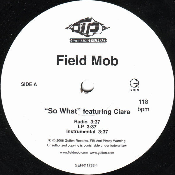 Field Mob - So What / My Wheels (12")