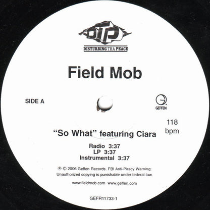 Field Mob - So What / My Wheels (12")