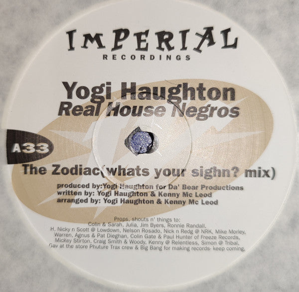 Yogi Haughton - Real House Negros (12")