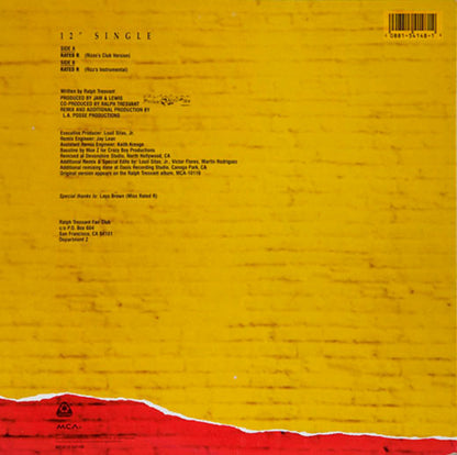 Ralph Tresvant : Rated R (12", Single)