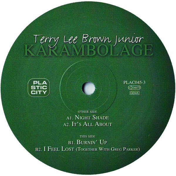 Terry Lee Brown Jr. : Karambolage (2xLP, Album)