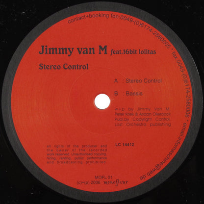 Jimmy Van M Feat. 16 Bit Lolita's : Stereo Control (12")