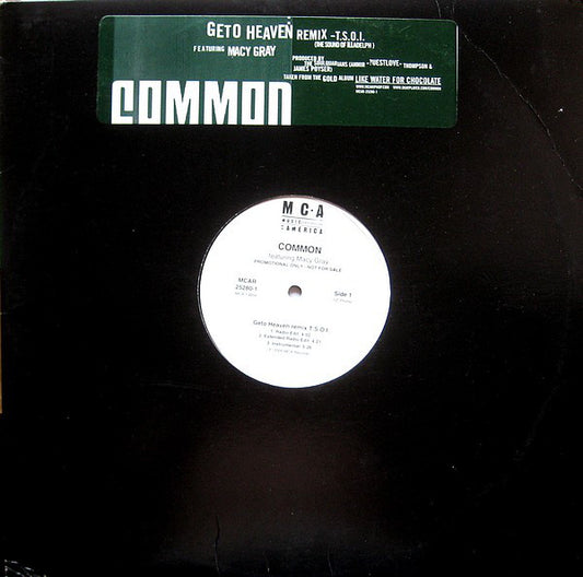 Common Featuring Macy Gray : Geto Heaven (T.S.O.I. Remix) (12", Promo)