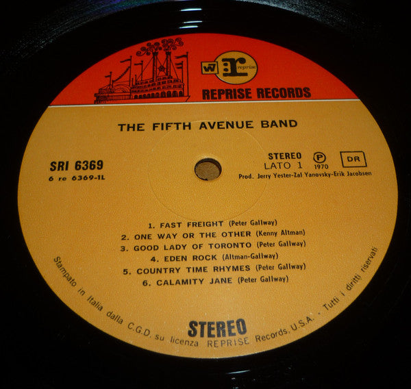 The Fifth Avenue Band - The Fifth Avenue Band (LP, Album)