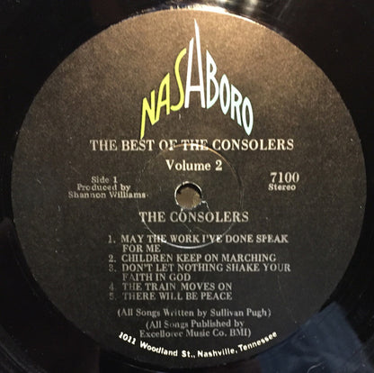 The Consolers : The Best Of The Consolers Volume 2 (LP, Comp)
