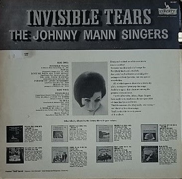 The Johnny Mann Singers : Invisible Tears (LP, Album)