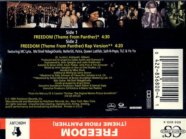 Various : Freedom (Theme From Panther) (Cass, Single, 72,)