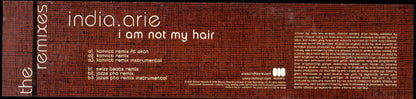 India.Arie - I Am Not My Hair (The Remixes) (12", Promo)
