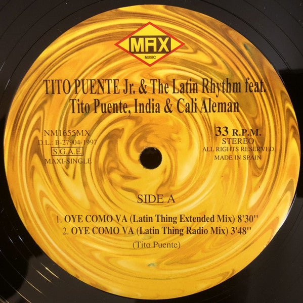 Tito Puente Jr. & The Latin Rhythm : Oye Como Va (Latin Thing Remixes) (12", Maxi)