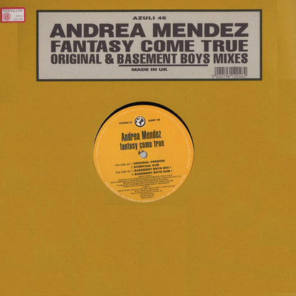Andrea Mendez : Fantasy Come True (Original & Basement Boys Mixes) (12")