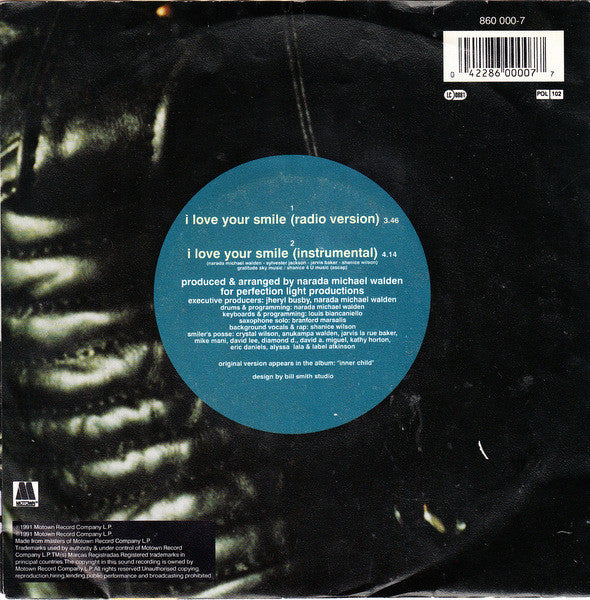 Shanice - I Love Your Smile (7", Single)