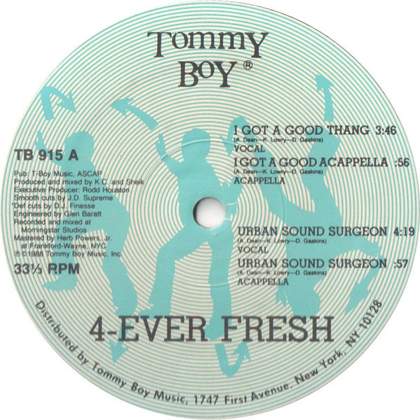 4-Ever Fresh : I Got A Good Thang  (12")