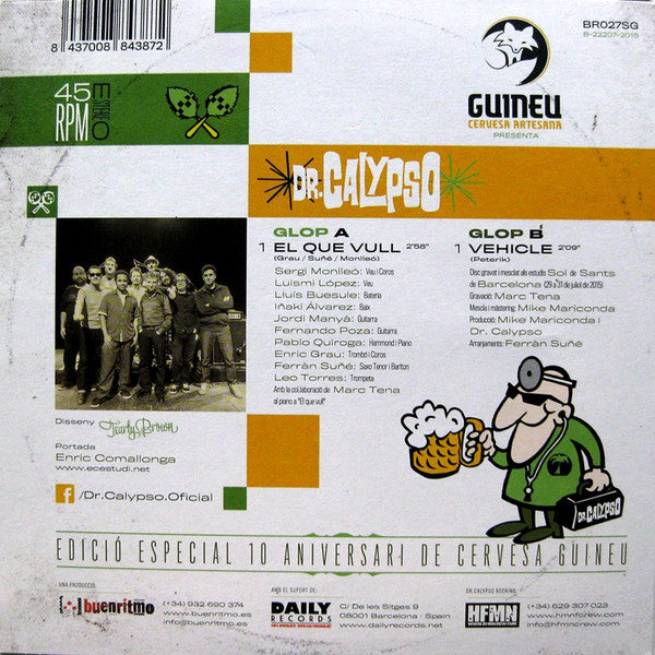 Dr. Calypso : El Que Vull (7", Single)