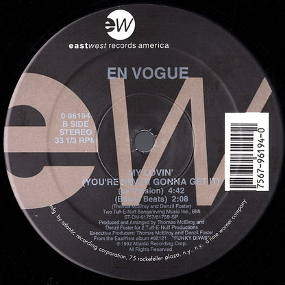 En Vogue : My Lovin' (You're Never Gonna Get It) (12")