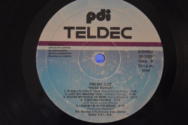 Rose Royce : Fresh Cut (LP, Album)
