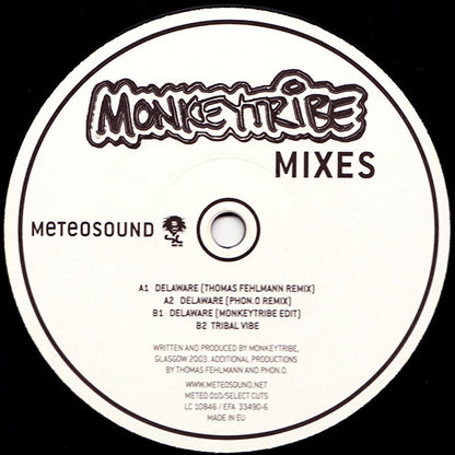 Monkeytribe - Delaware (The Mixes) (12")
