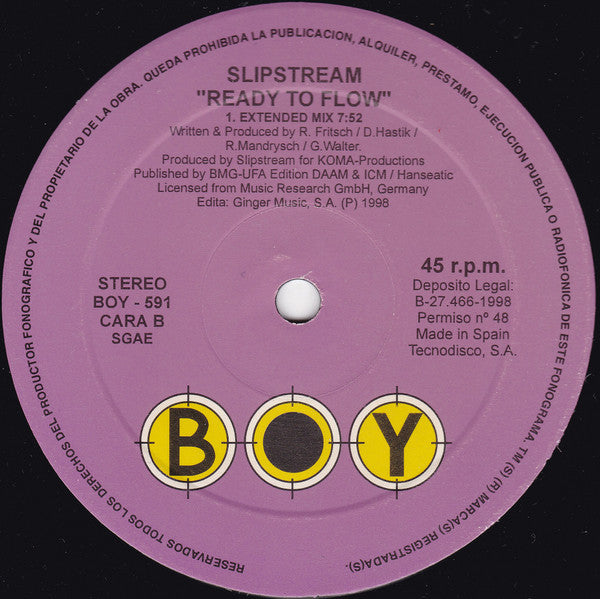 Slipstream - Ready To Flow (12")