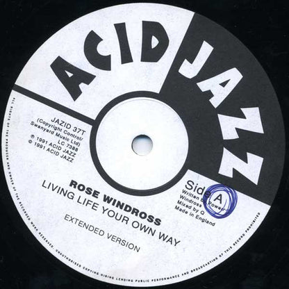 Rose Windross : Living Life Your Own Way (12")