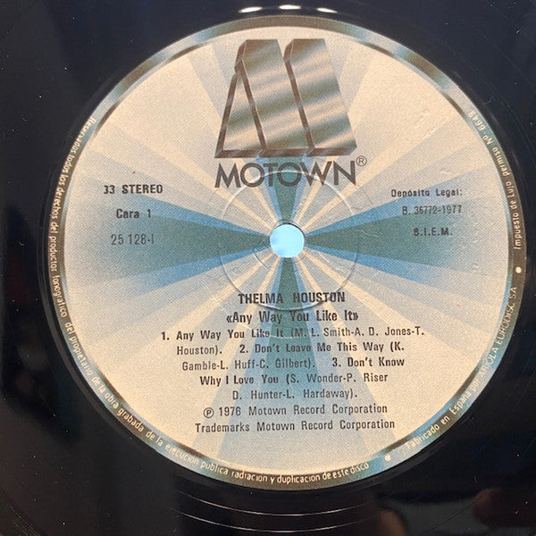 Thelma Houston - Any Way You Like It (LP, Album)