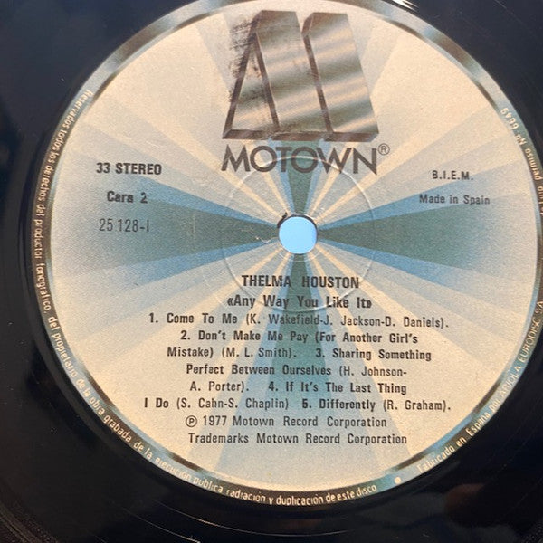 Thelma Houston - Any Way You Like It (LP, Album)