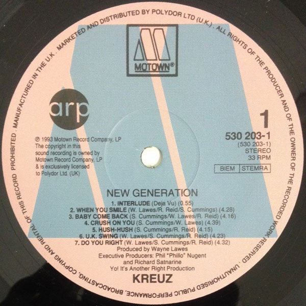Kreuz : New Generation (LP, Album)