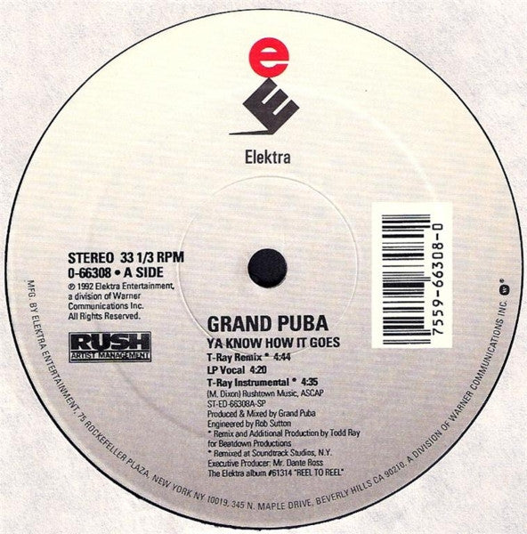 Grand Puba - Ya Know How It Goes / Lickshot (12")