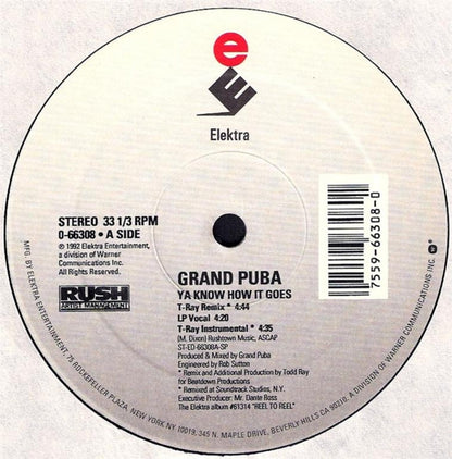Grand Puba - Ya Know How It Goes / Lickshot (12")
