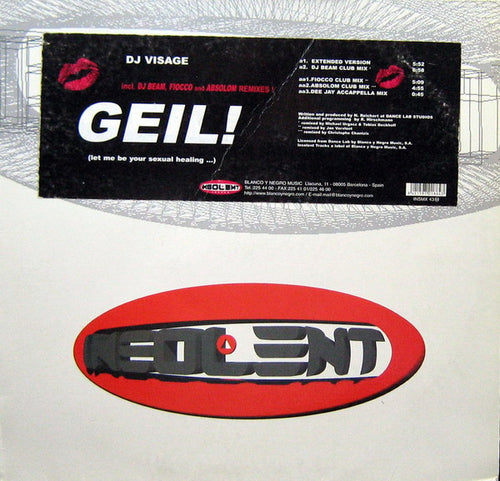 DJ Visage - Geil! (Let Me Be Your Sexual Healing...) (12")