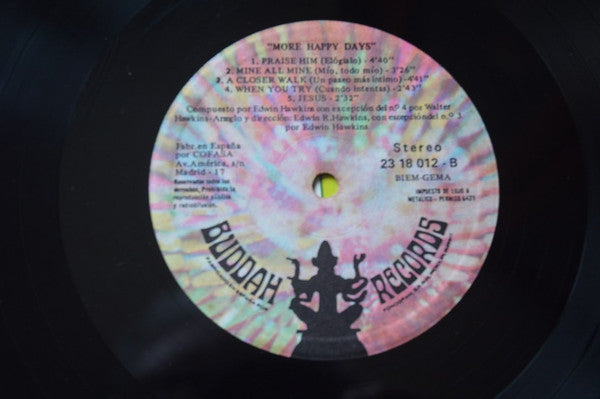 Edwin Hawkins Singers : More Happy Days (LP)