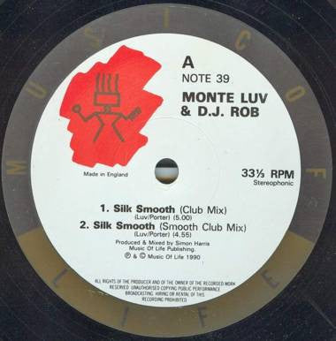 Monte Luv & D.J. Rob* - Silk Smooth (12")