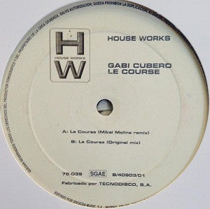 Gabi Cubero : Le Course (12")