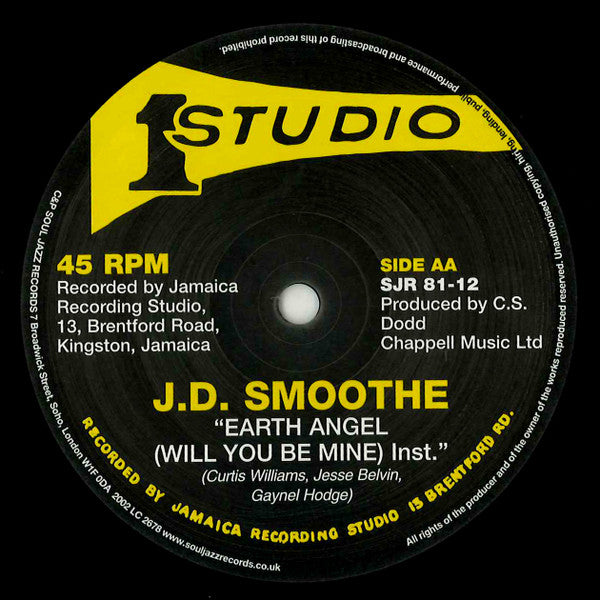 J.D. Smoothe : Earth Angel (Will You Be Mine) (12", Single)