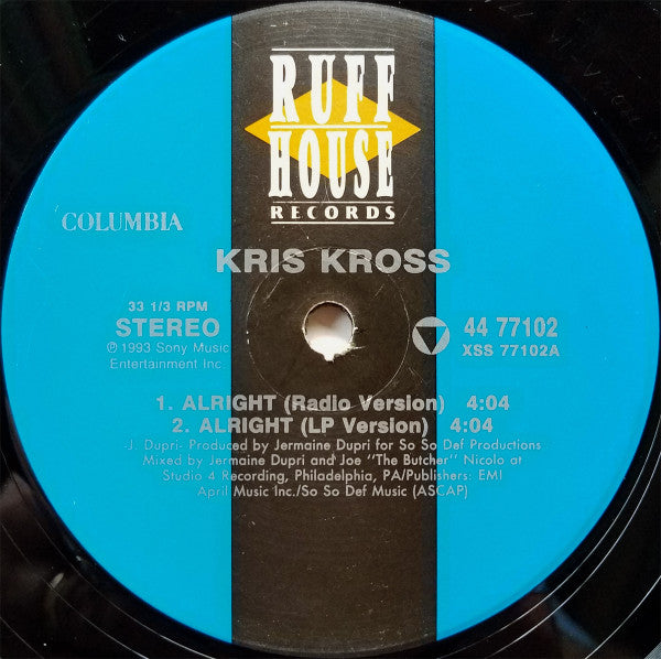 Kris Kross - Alright (12", Single)