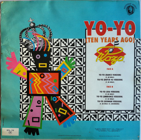 Plaza : Yo-Yo (Ten Years Ago) (12")