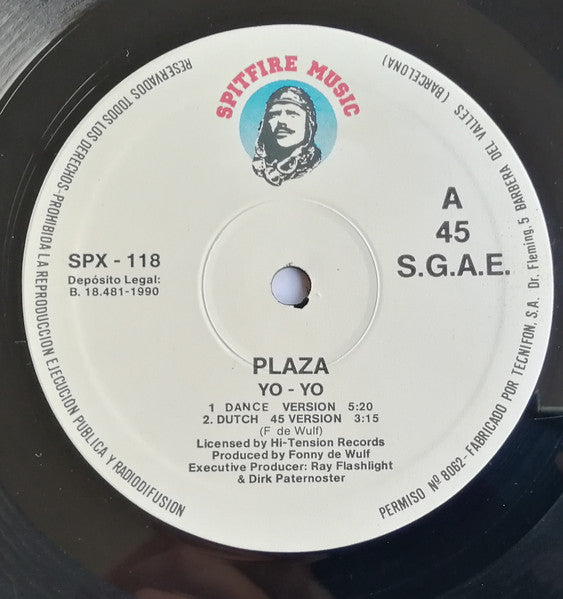 Plaza : Yo-Yo (Ten Years Ago) (12")