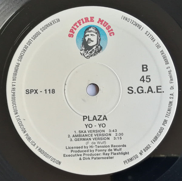 Plaza : Yo-Yo (Ten Years Ago) (12")