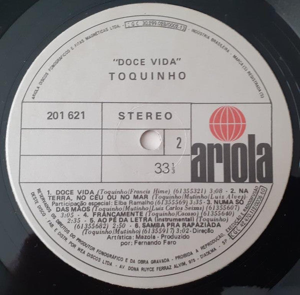 Toquinho - Doce Vida (LP, Album)