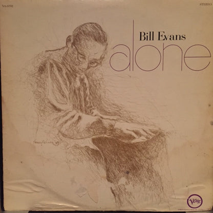 Bill Evans - Alone (LP, Album, RE)